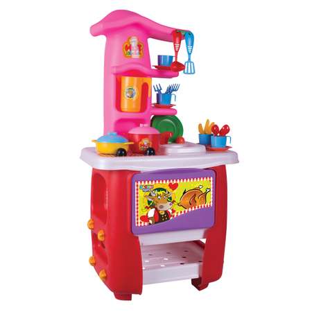 Кухня детская Zarrin Toys Hut Kitchen с набором 32 предмета