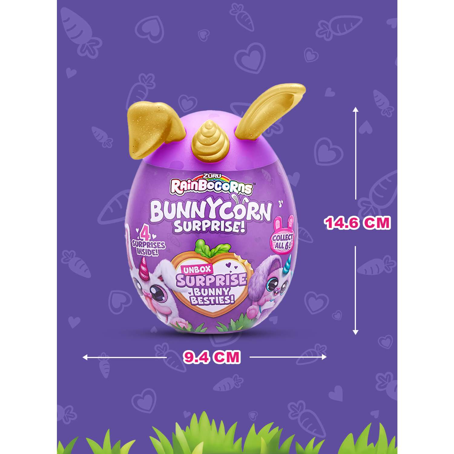 Игрушка Zuru Rainbocorns Bunnycorn в непрозрачной упаковке (Сюрприз) 9260 - фото 3