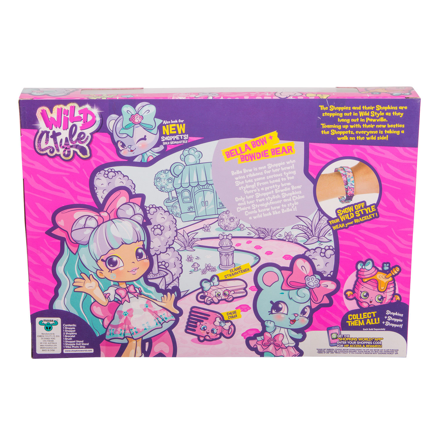 Набор Shopkins Кукла Shoppies Белла Боу + фигурка Shoppet в непрозрачной упаковке (Сюрприз) 56716 56716 - фото 4