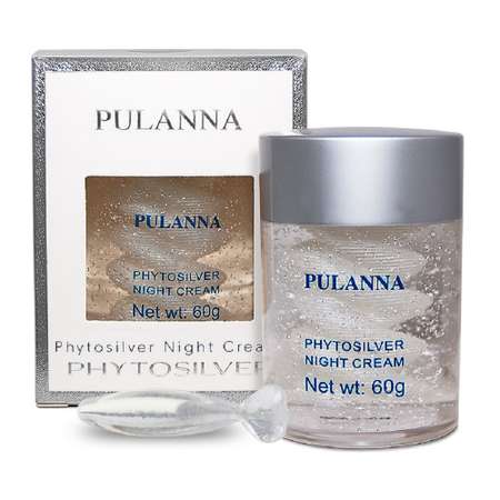 Крем для лица PULANNA Ночной на основе Био-Серебра - Phytosilver Night Cream 60г