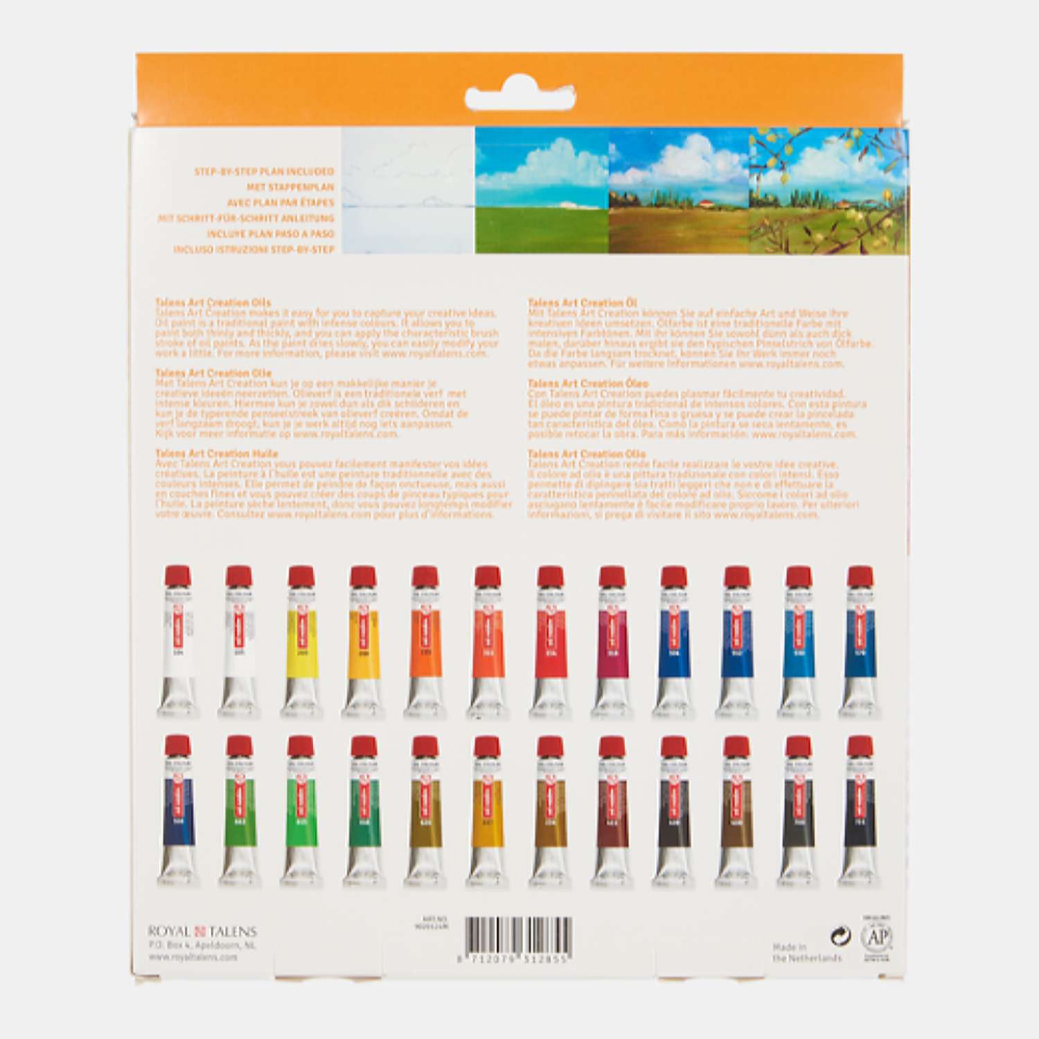 Набор масляных красок Talens Art Creation Art Creation 24 цвета в тубах по 12 мл в картонной упаковке - фото 2