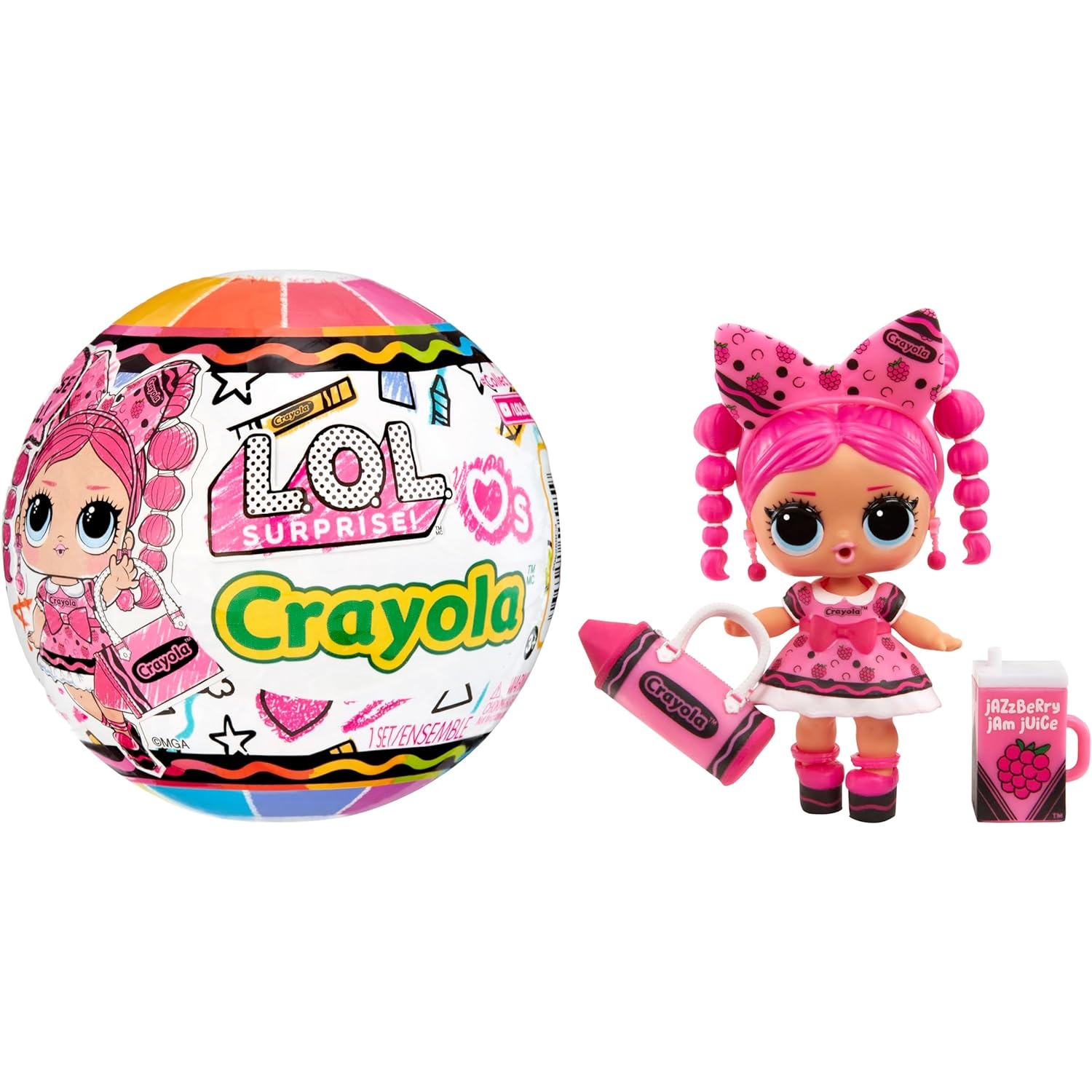 Набор L.O.L. Surprise! Loves Crayola Tots в непрозрачной упаковке (Сюрприз) 505259EUC - фото 3