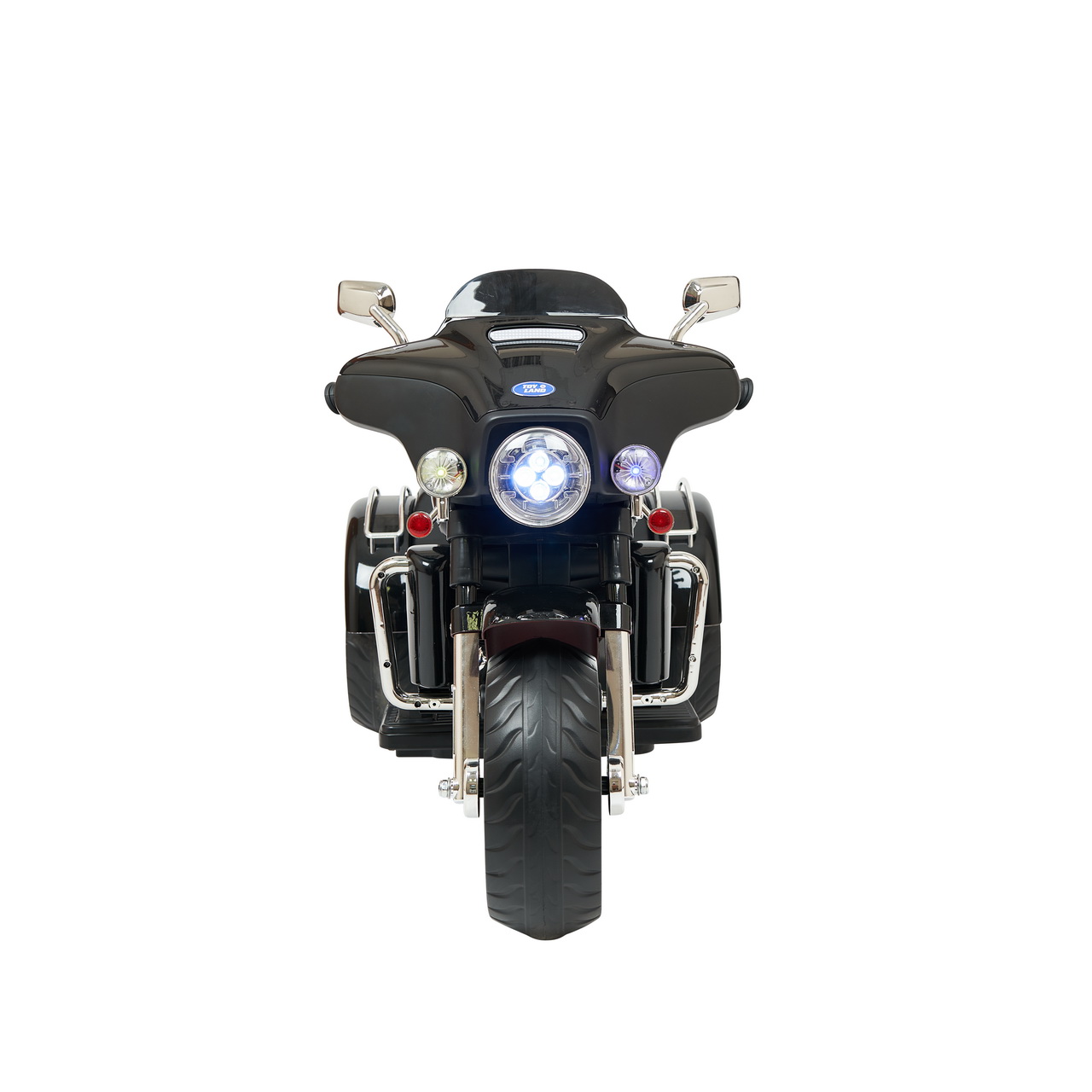 Электромобиль TOYLAND Трицикл Harley-Davidson Moto 7173 чёрный - фото 4