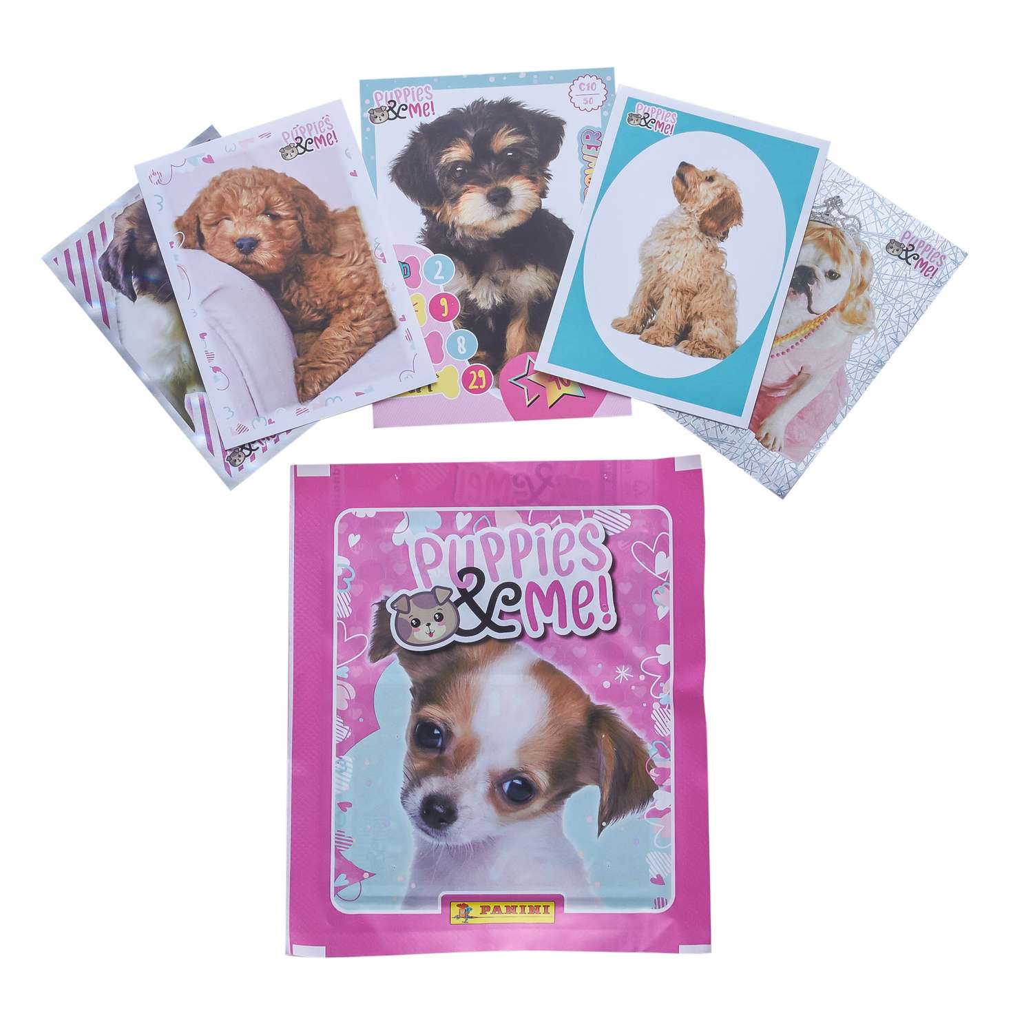 Наклейки коллекционные Panini Щенки и я Puppies and me 6 пакетиков в эко-блистере - фото 3