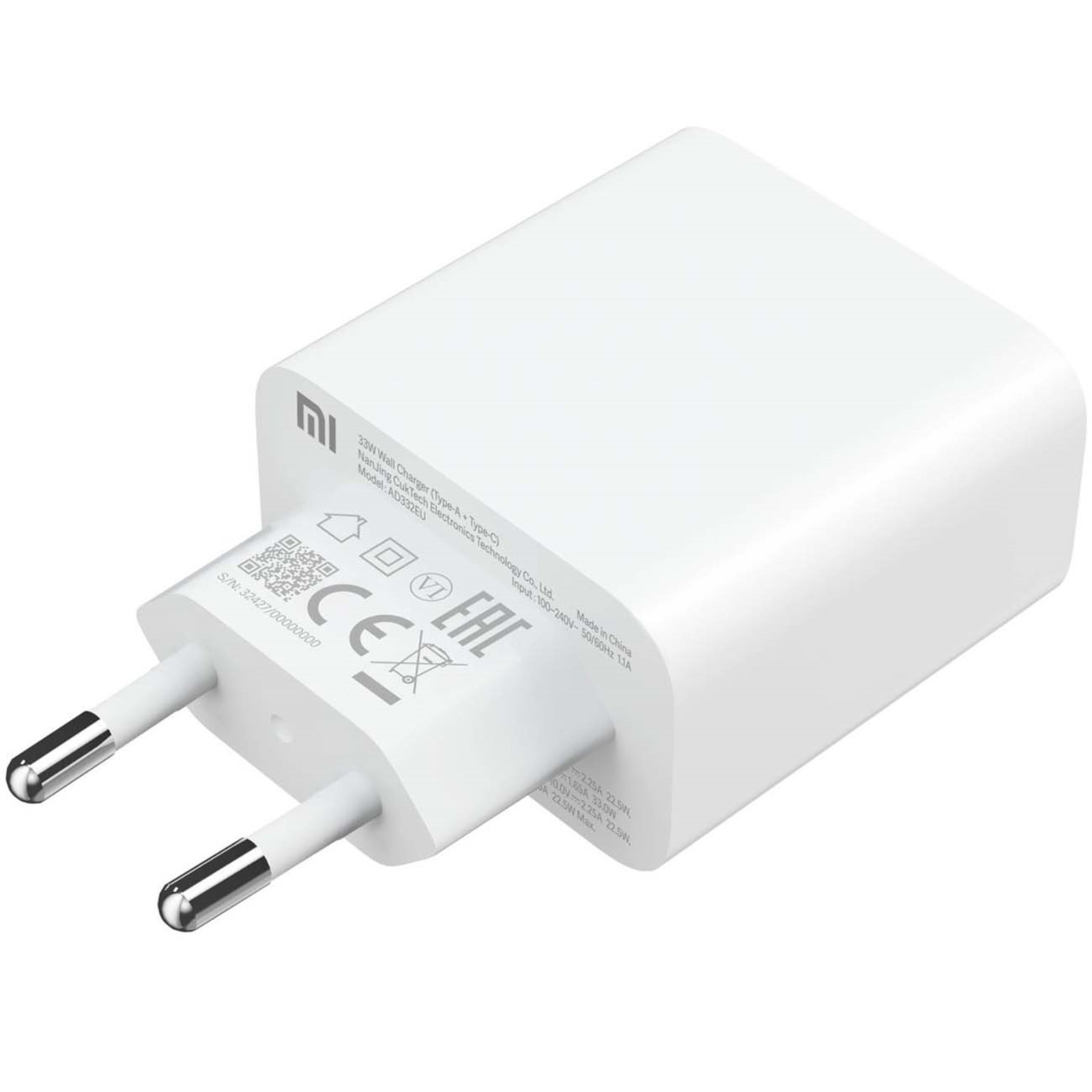 Сетевое зарядное устройство XIAOMI Mi 33W Wall Charger BHR4996GL 1xUSB 1xUSB-C белое - фото 5