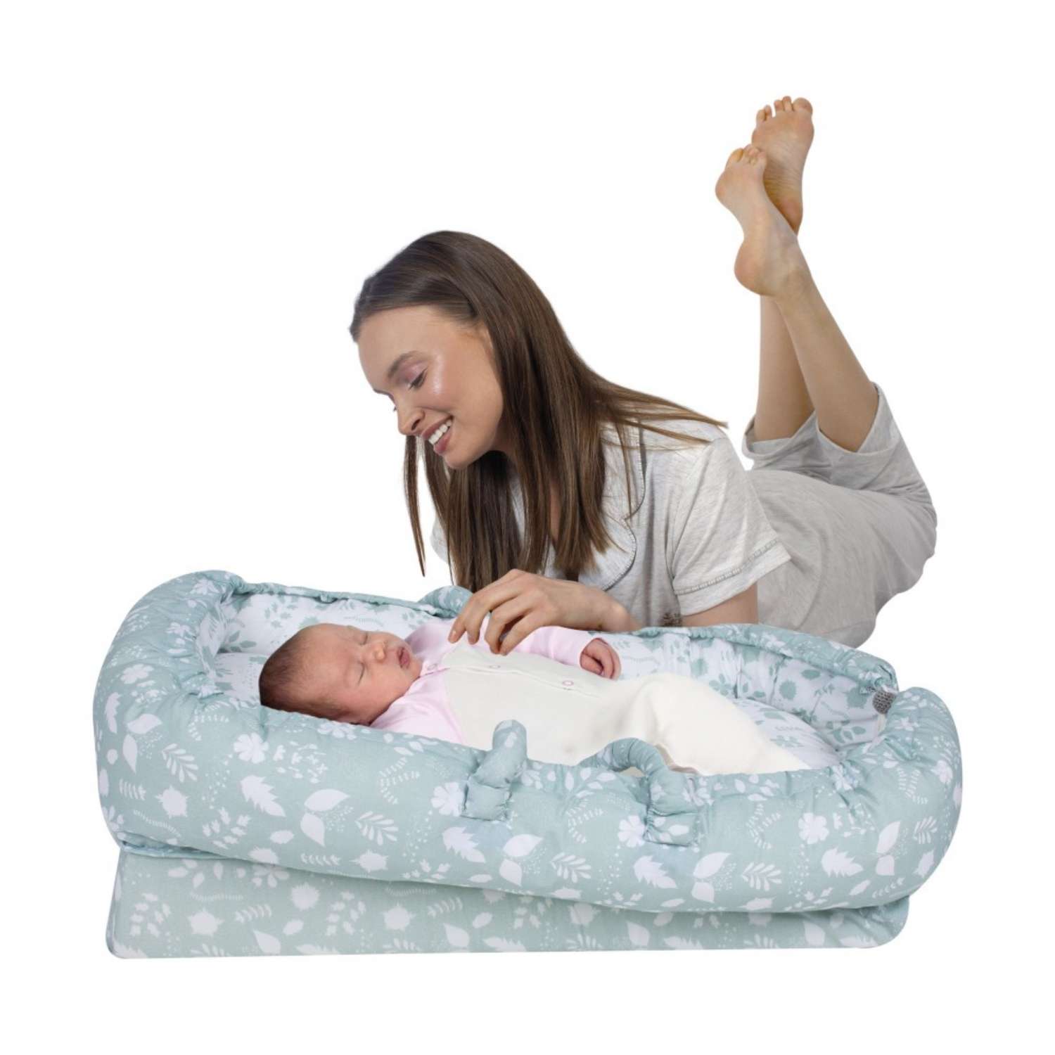 Гнездышко-кокон SEVIBEBE для новорожденного с функцией переноски - фото 2