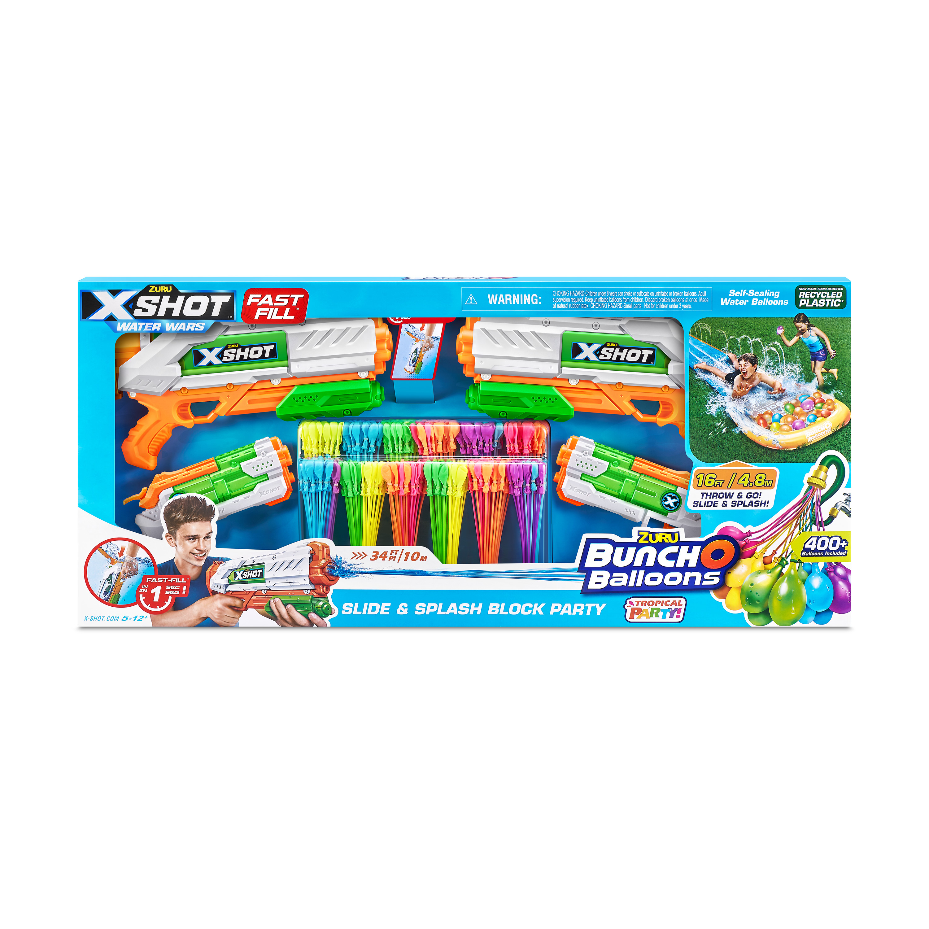 Набор водный X-Shot Water Bunch O Balloons 56501 - фото 21