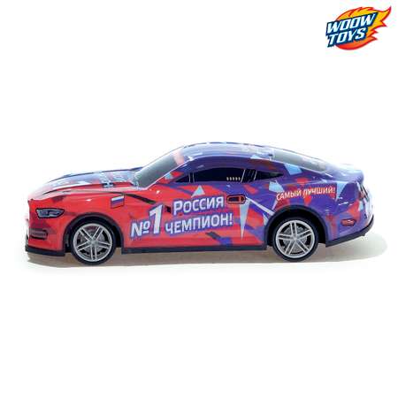 Машина радиоуправляемая WOOW TOYS Россия работает от батареек