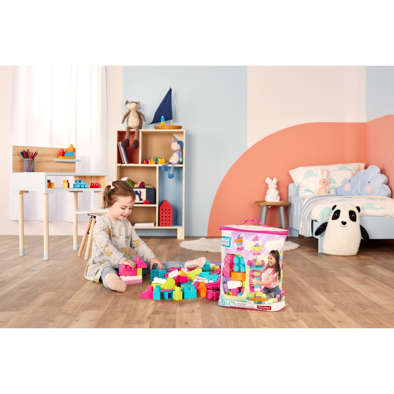 Конструктор Mega Bloks First Builders 80деталей DCH62 - фото 16