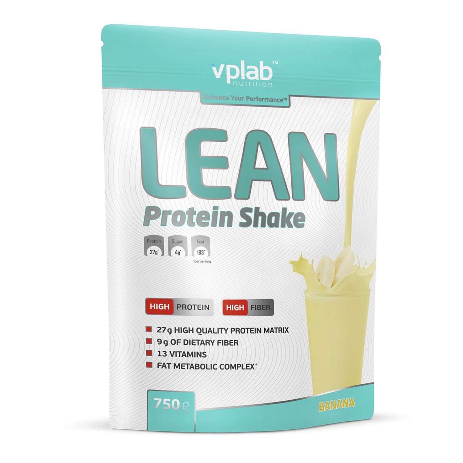 Протеин VPLAB Lean Protein Shake банан 750г - фото 1