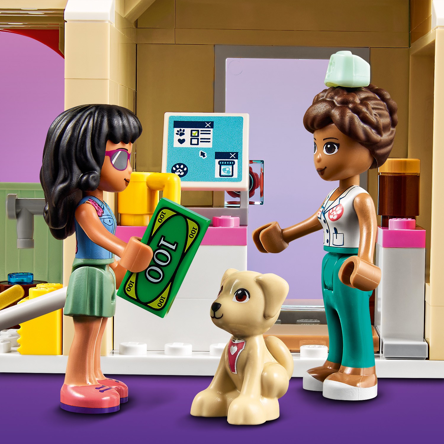 Конструктор LEGO Friends Ветеринарная клиника Хартлейк-Сити 41446 - фото 5