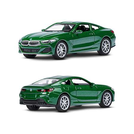 Машинка металлическая АВТОпанорама игрушка детская BMW M850i Coupe 1:44 зеленый