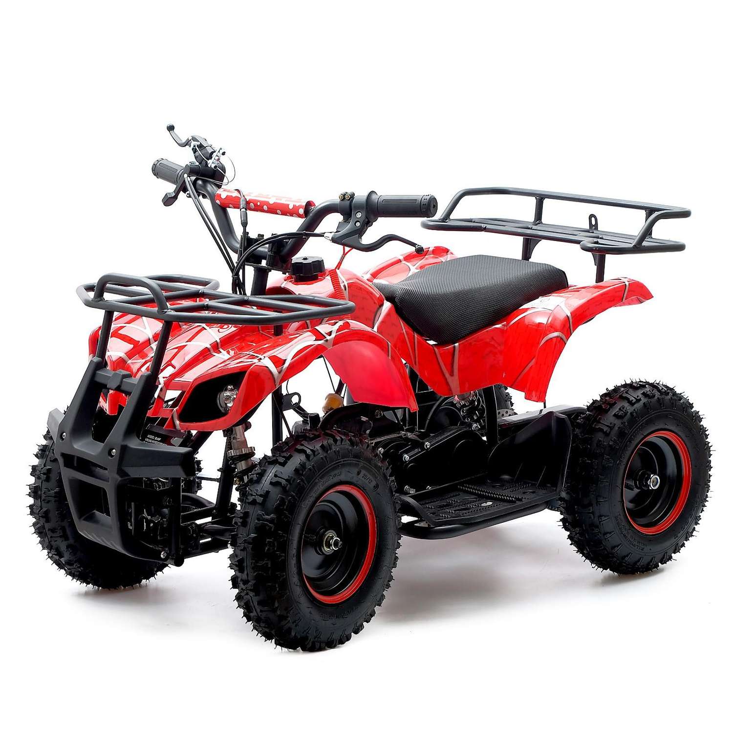 Квадроцикл бензиновый atv g6.40 - 49cc, цвет чёрный карбон