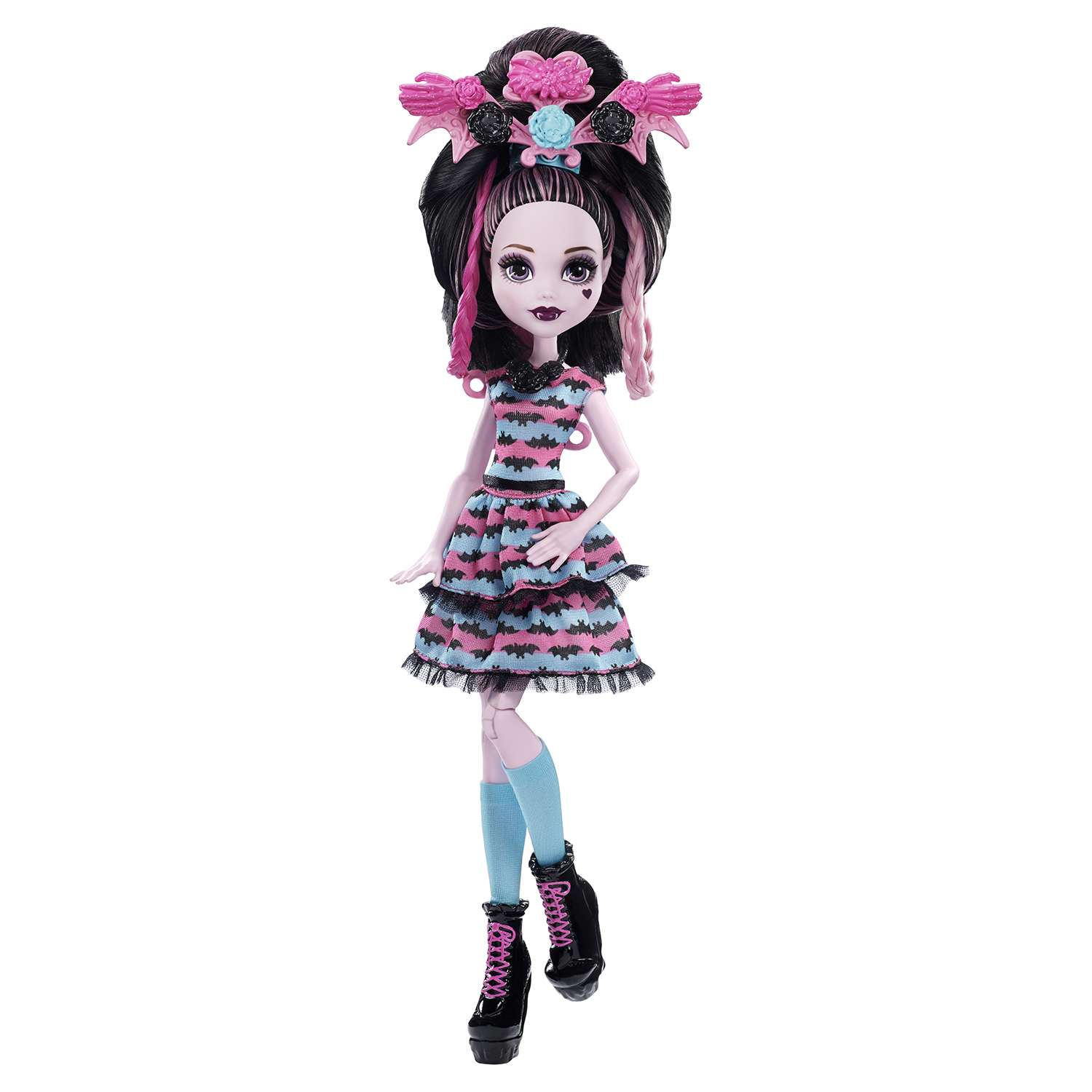 Кукла Monster High Стильные прически Дракулауры DVH36 - фото 3