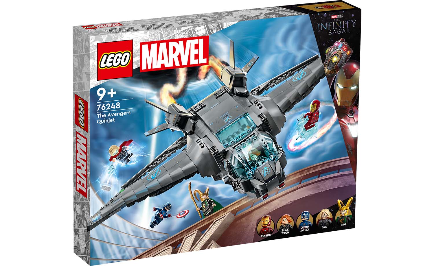 Конструктор LEGO Super Heroes «Квинджет Мстителей» 795 деталей 76248 - фото 11