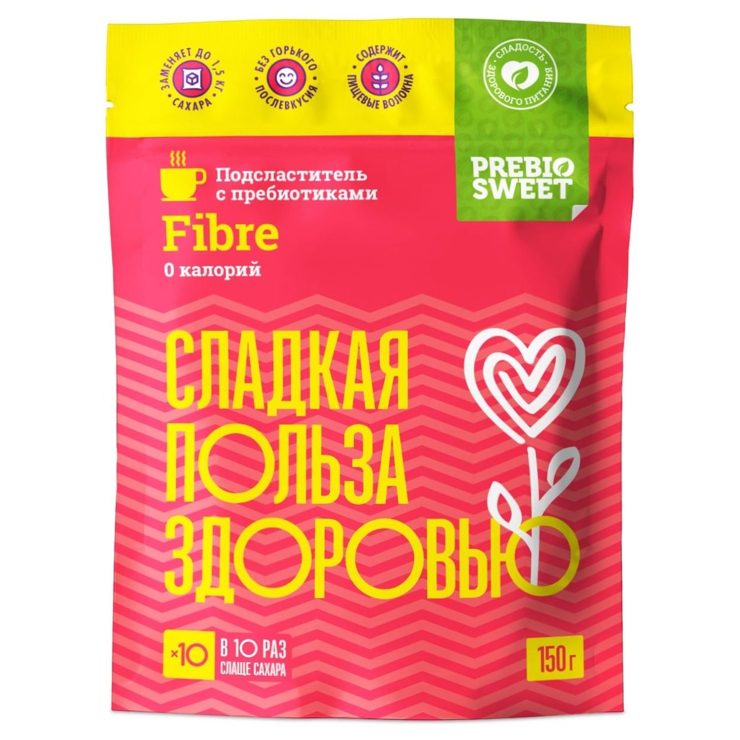 Подсластитель столовый Prebiosweet Fibre 150г - фото 1