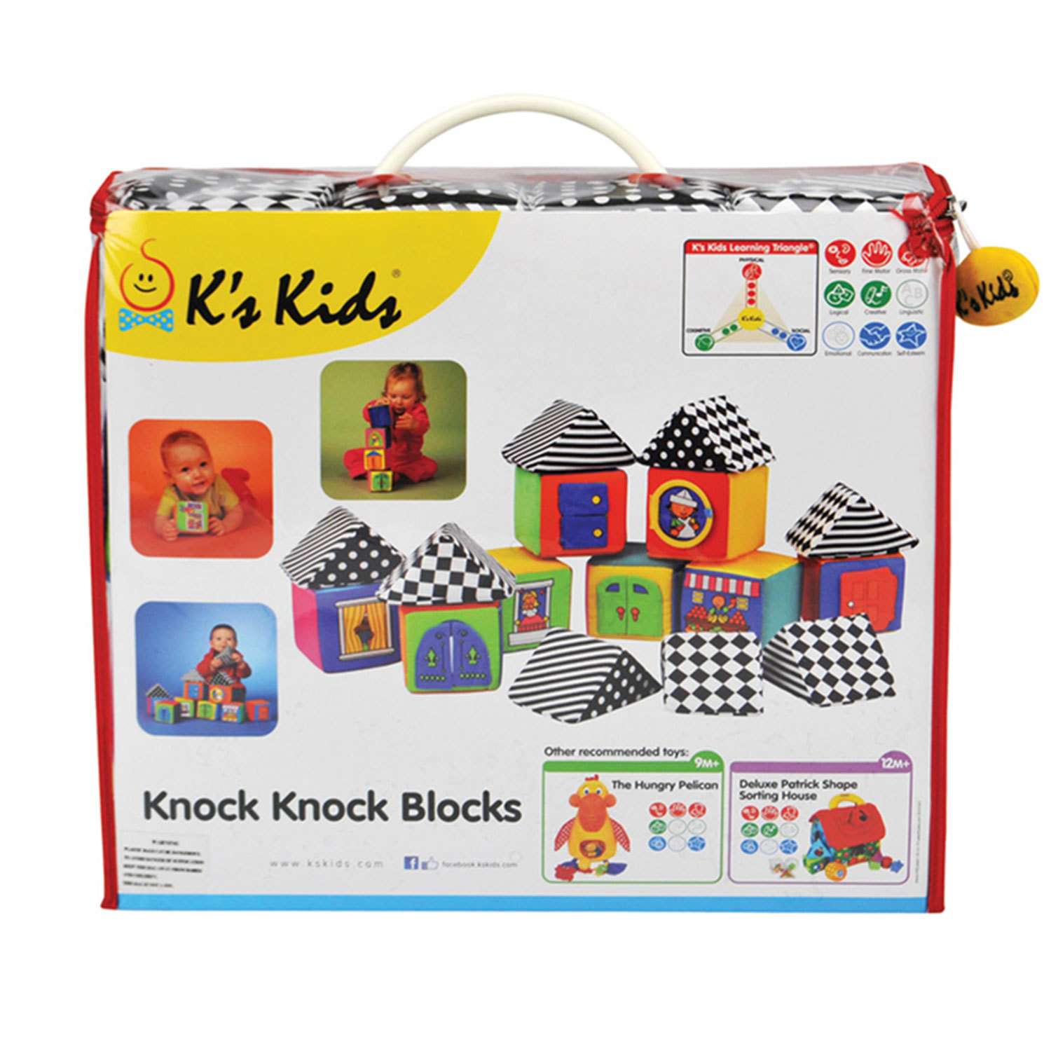 Мягкие кубики K's Kids в чемоданчике в ассортименте - фото 2