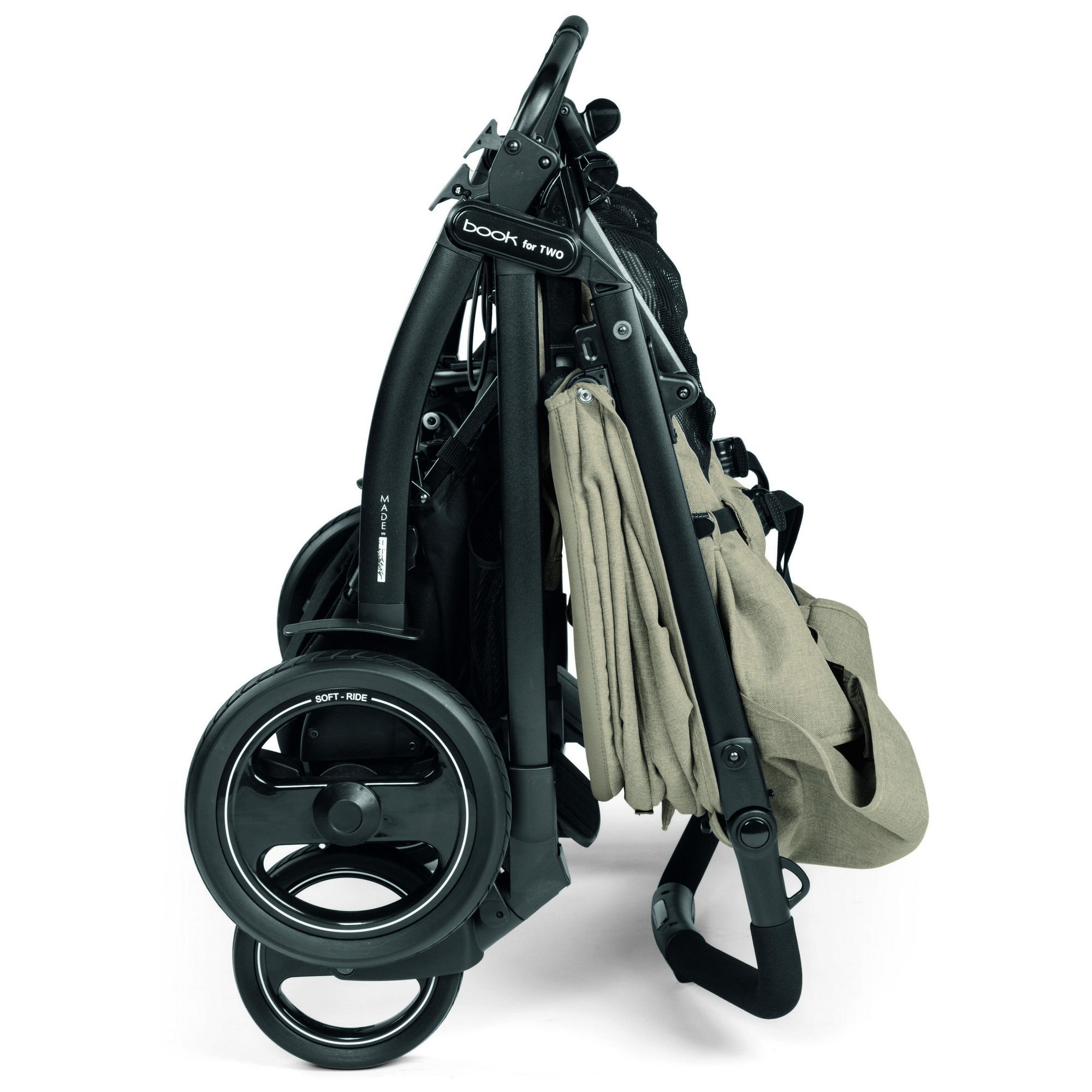 Коляска прогулочная Peg-Perego Book For Two Cream - фото 3