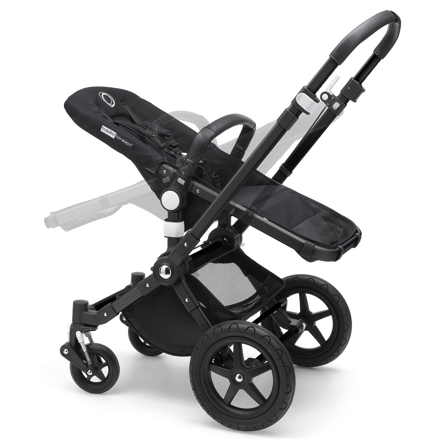 Коляска 2в1 Bugaboo Cameleon3 Plus Complete Black-Black-Black 230162ZW01 - фото 15