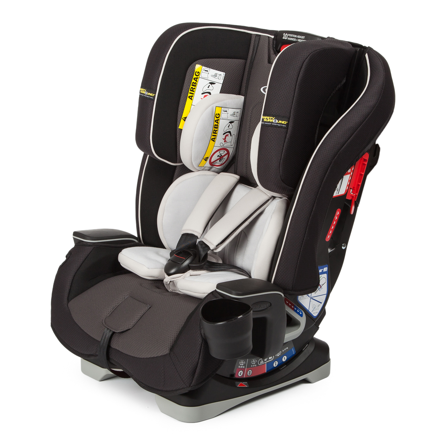 Автокресло Graco Milestone Pearl Grey 2032999 - фото 1