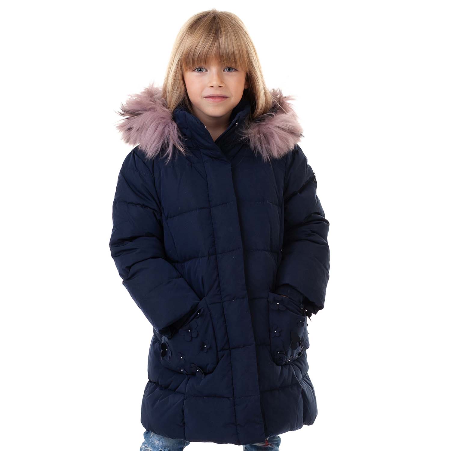 Пуховик Baon BK008504 / DARK NAVY - фото 1