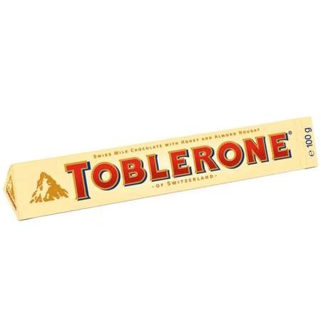 Шоколад молочный Toblerone с медово-миндальной нугой 100г