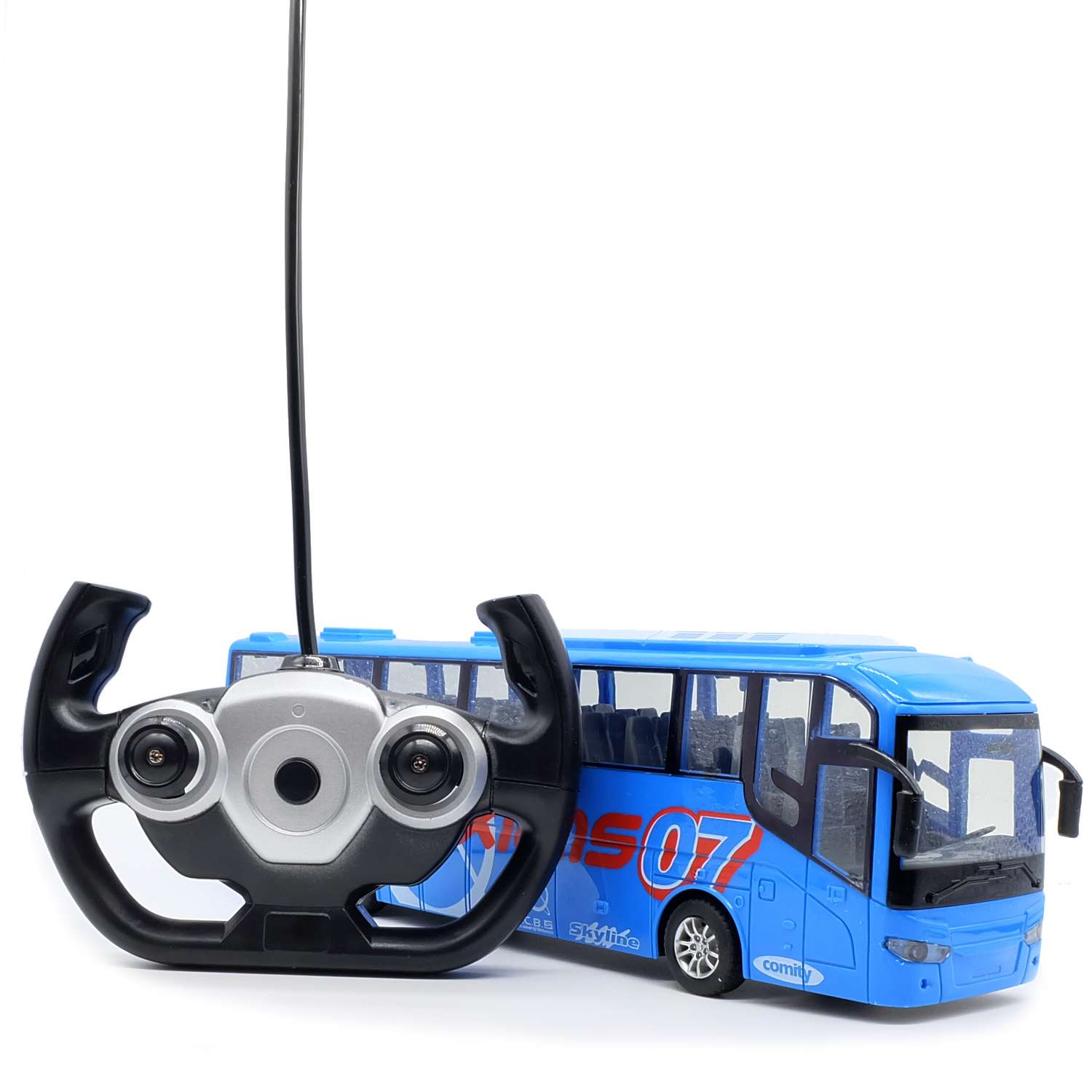 Автобус HK Industries РУ Синий 666-698A - фото 1