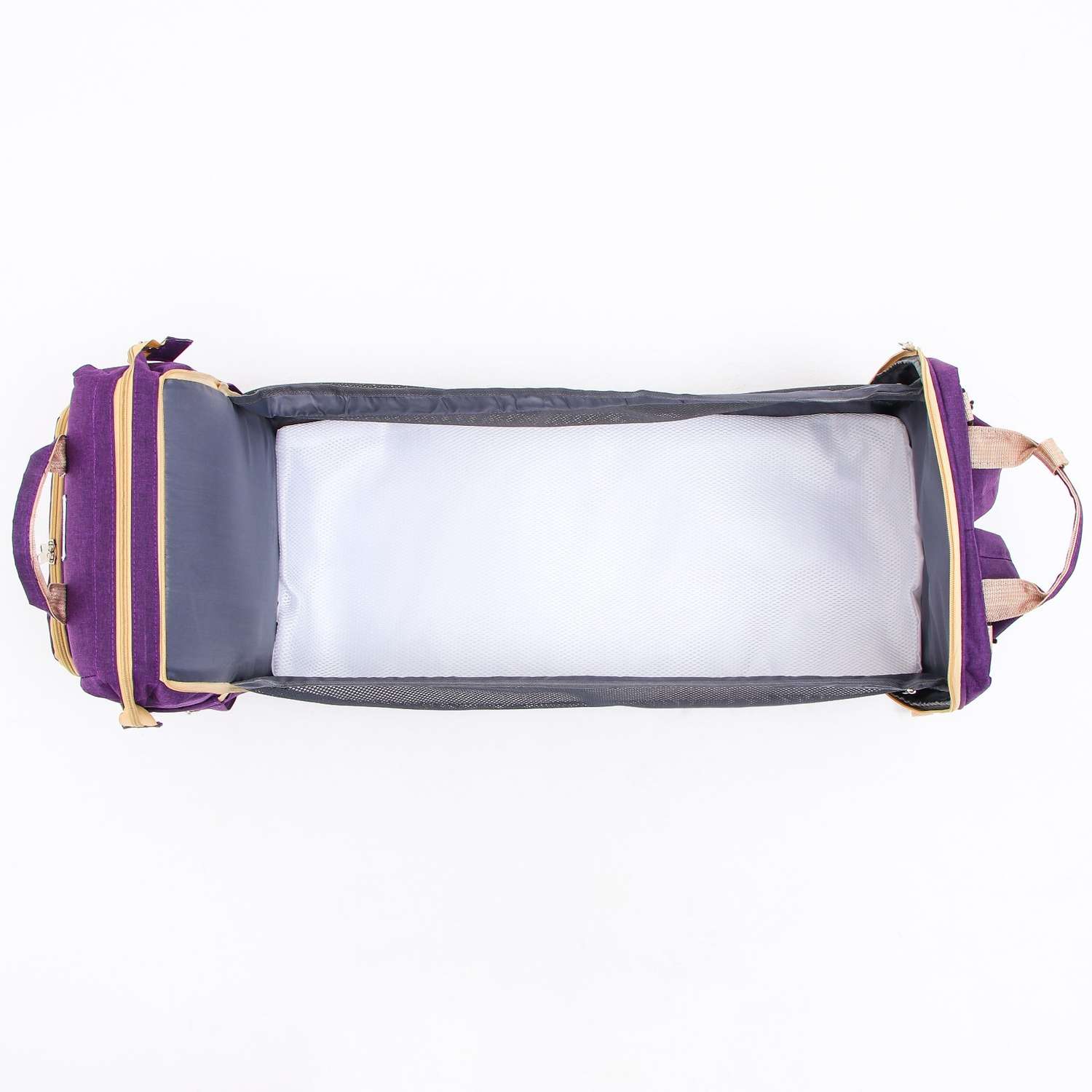 Сумка-рюкзак Sima-Land с пеленальным ковриком цвет фиолетовый - фото 6