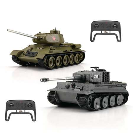 Танковый бой Heng Long Tiger I и T-34/85 1:30 - 15101-CA