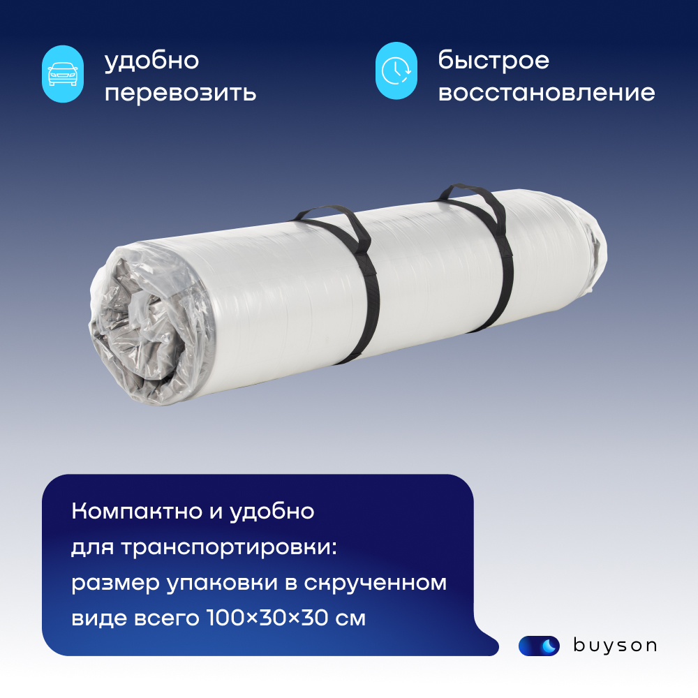 Матрас buyson BuyWave 90x200 - фото 12