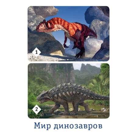 Настольные развивающие игры Нескучные игры для детей для всей семьи Мемо Мир динозавров