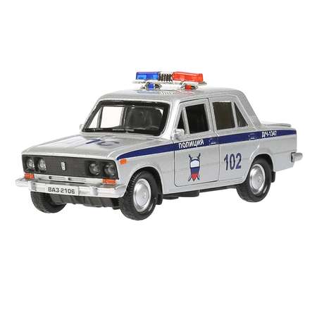 Машина Технопарк ВАЗ-2106 Жигули Полиция инерционная 300019