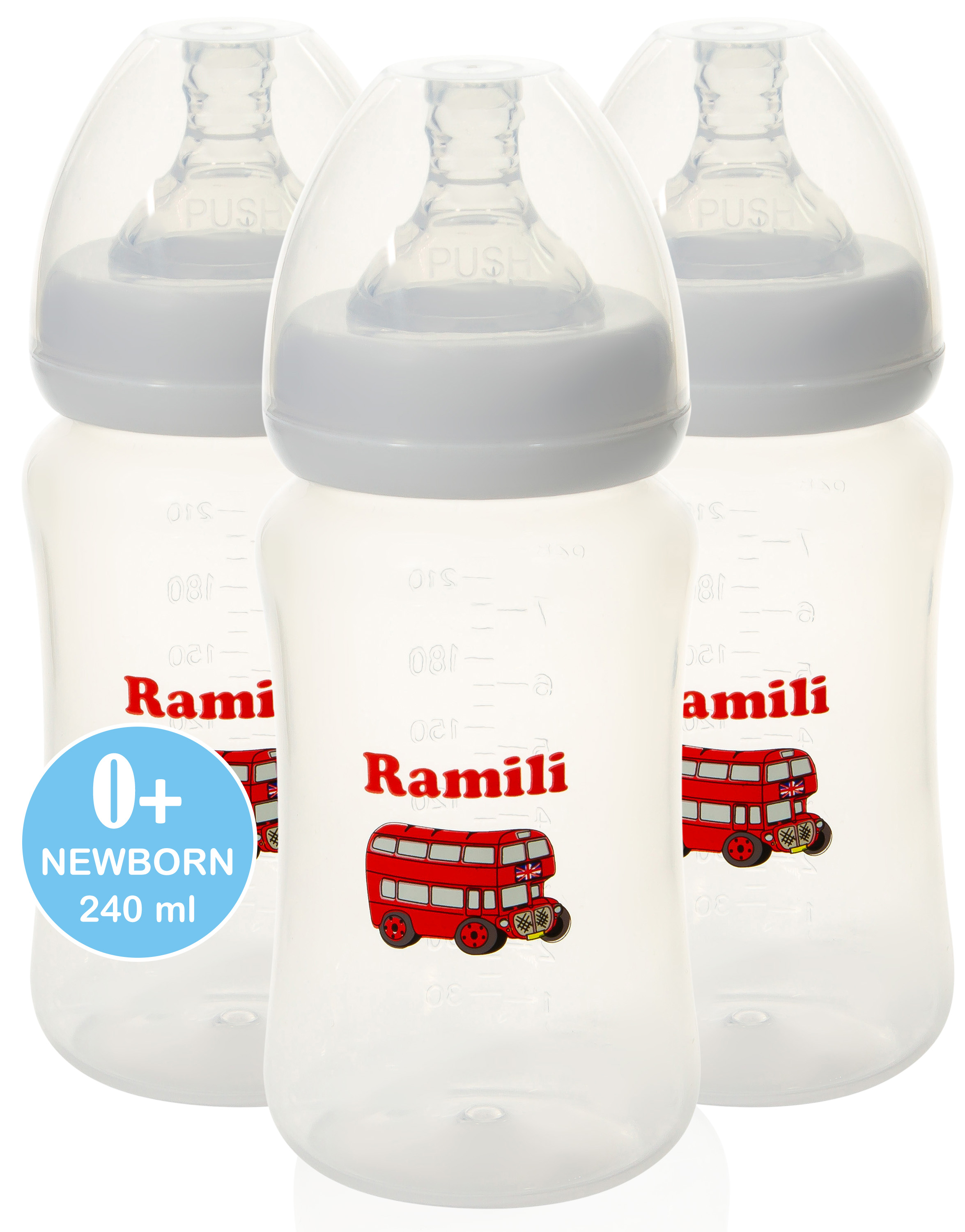 Набор Ramili из 3х противоколиковых бутылочек 240 МЛ - фото 1