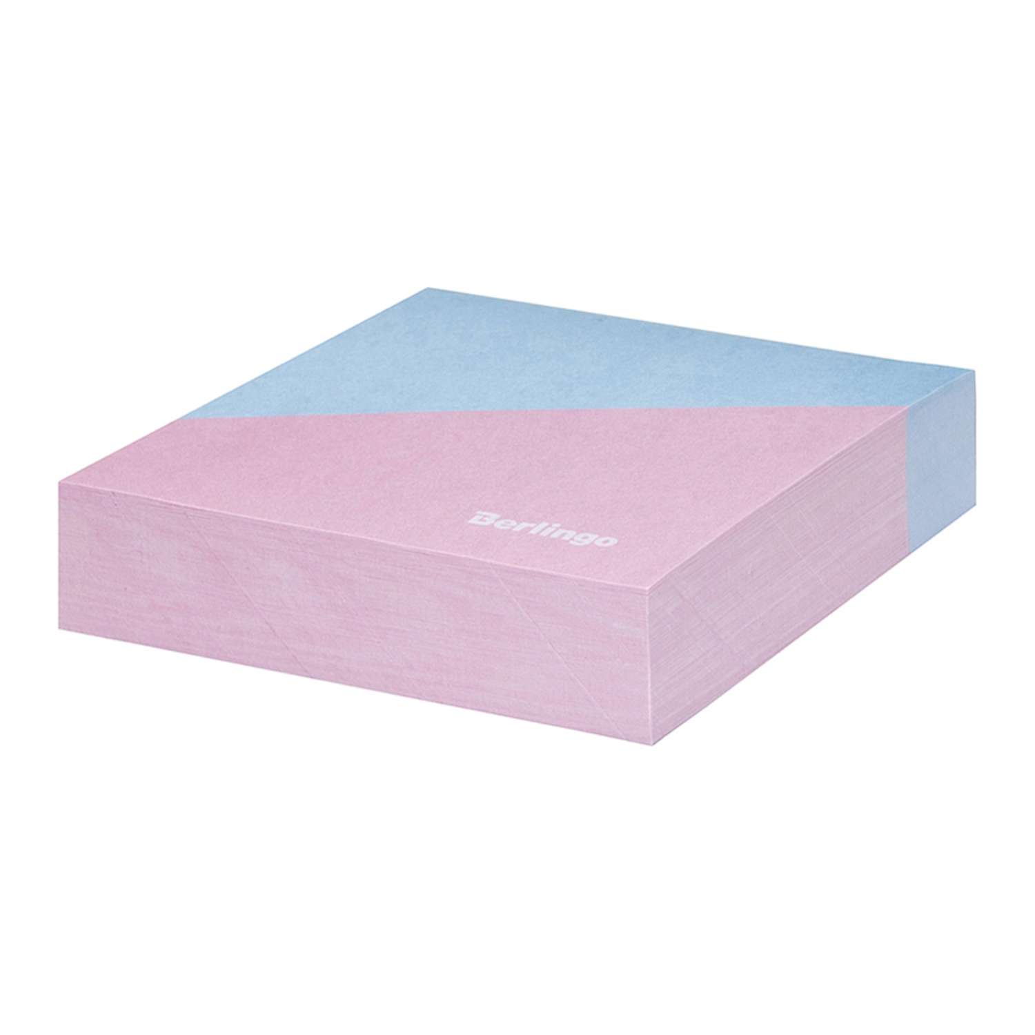 Блок для записи BERLINGO Haze 85х85х2 см розовый/голубой 200 листов - фото 1