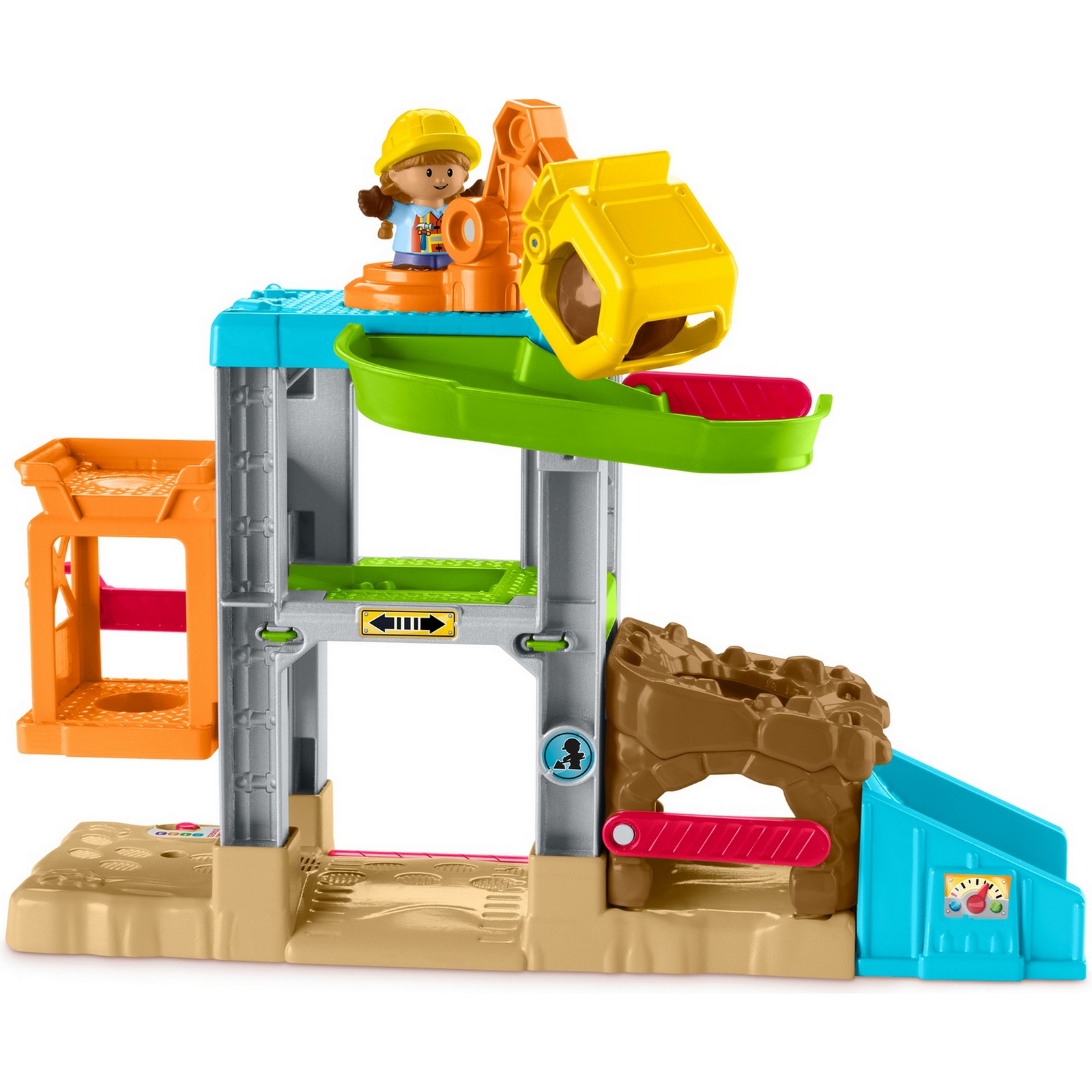 Набор игровой Fisher Price Little People Стройка HCJ64 - фото 10