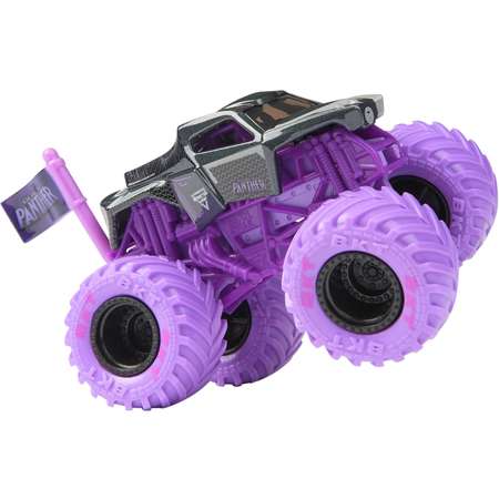 Монстр-трак Monster Jam Marvel Black Panther 1:64 фиолетовый