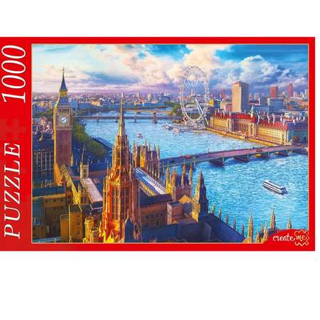 Пазлы Рыжий кот 1000 элементов. Панорама Лондона