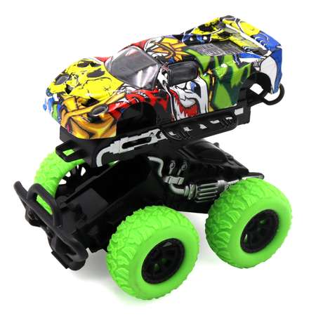 Машинка Funky Toys с зелеными колесами FT8488-5
