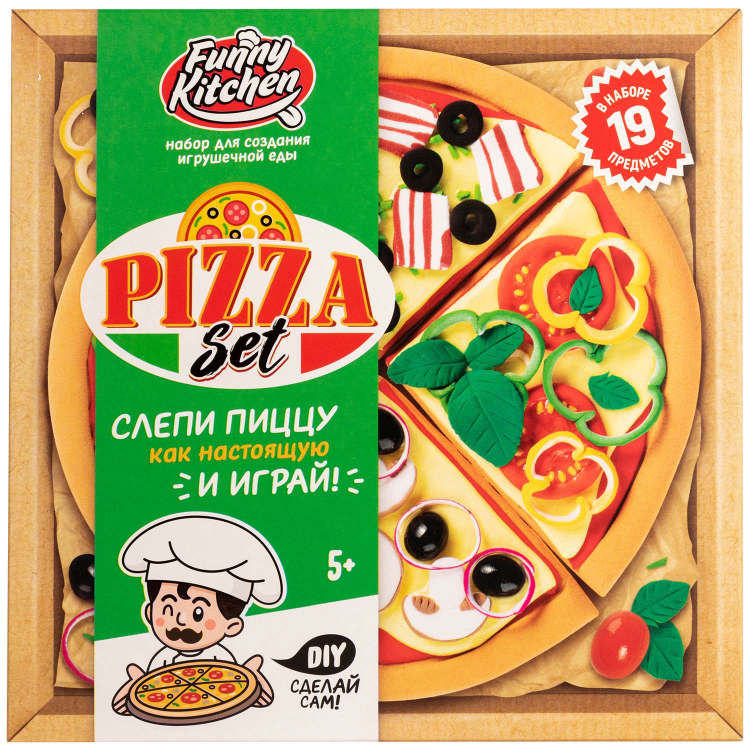 Игрушка в наборе Funny Kitchen Pizza set SS500-40214 - фото 1