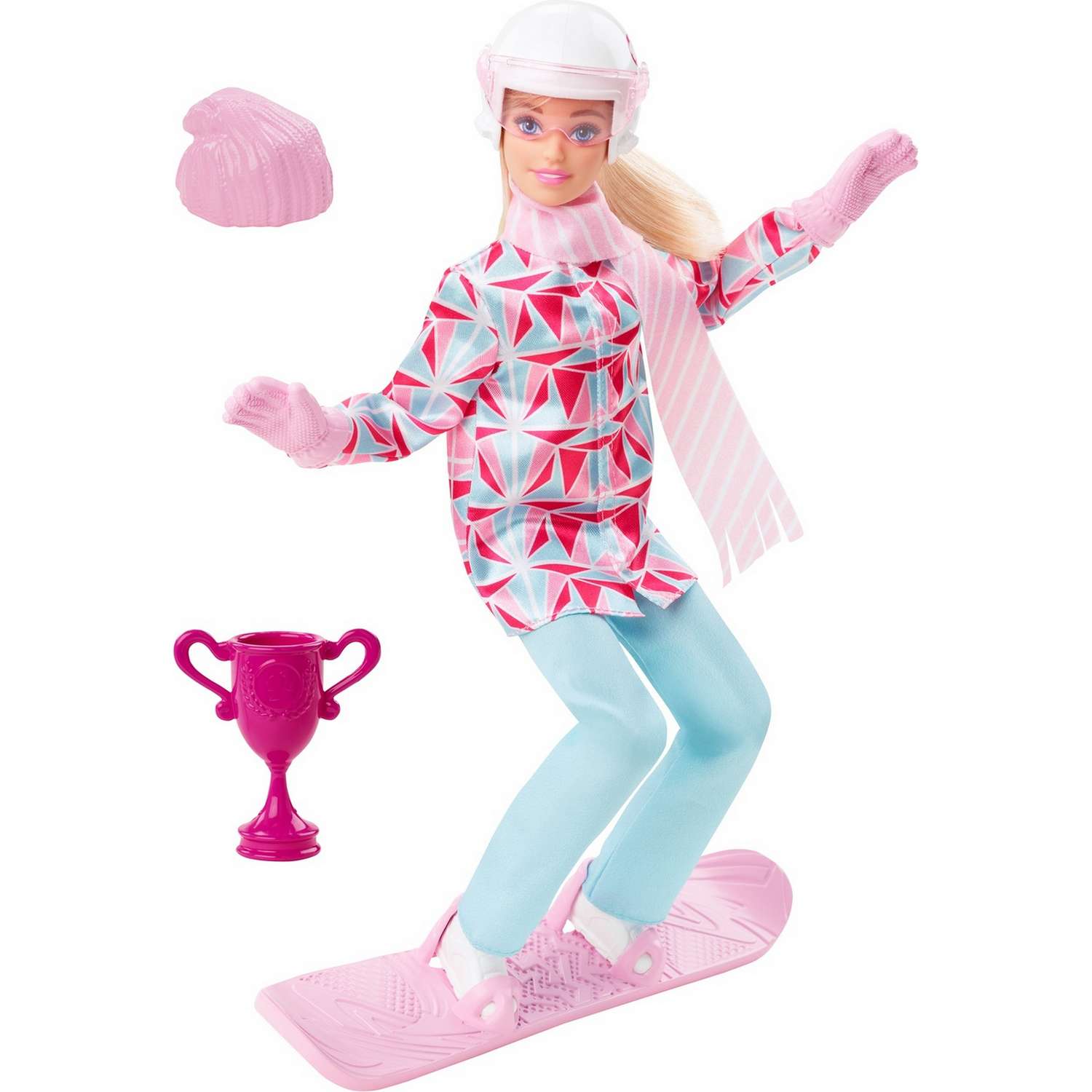 Кукла Barbie Зимние виды спорта Сноубордист HCN32 HCN32 - фото 1