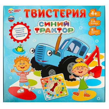 Игра на ловкость и смекалку Умные игры Твистер Синий трактор