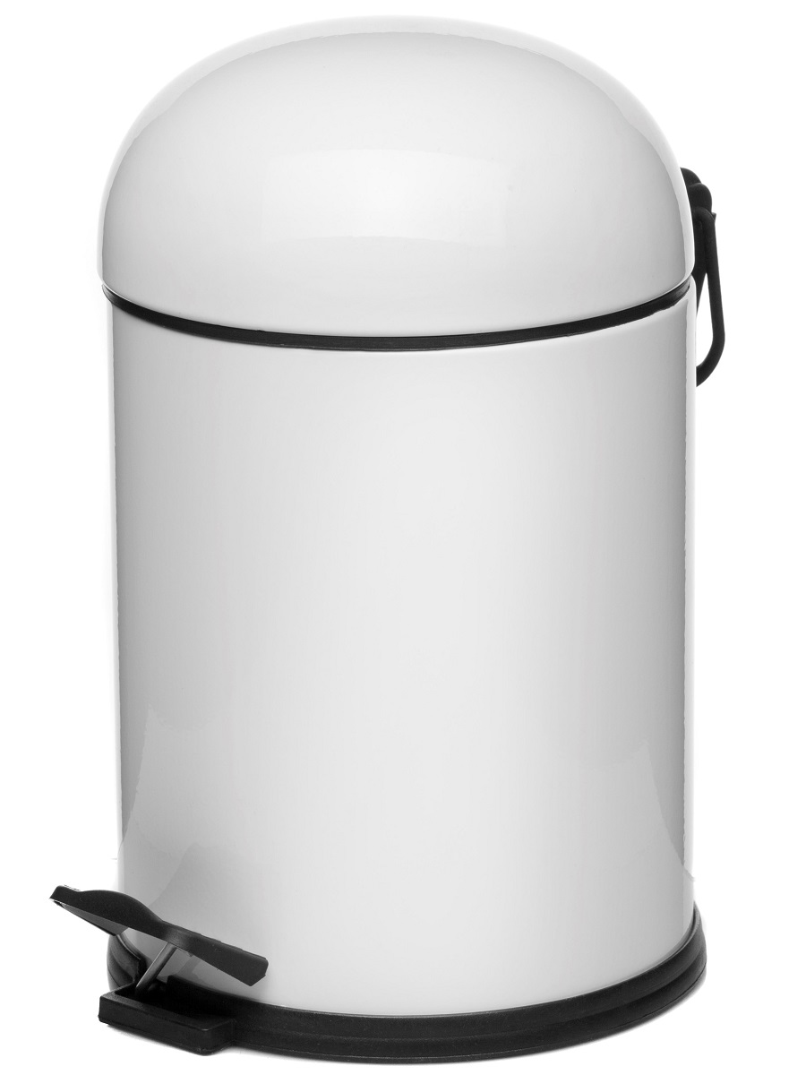 Ведро для мусора NAVAKO Aquarius 5L White - фото 1