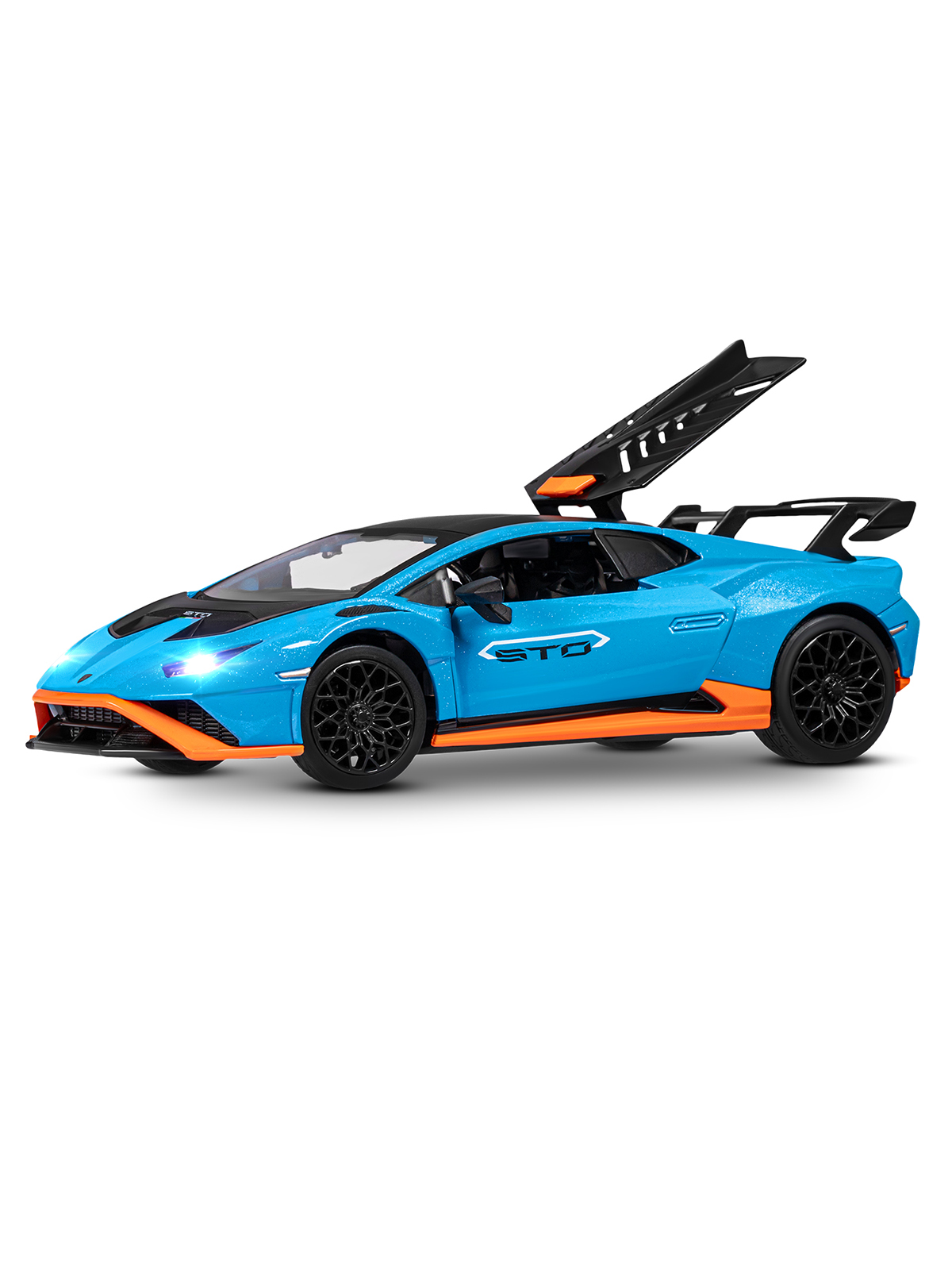 Автомобиль АВТОпанорама Lamborghini 1:32 синий JB1251660 - фото 5