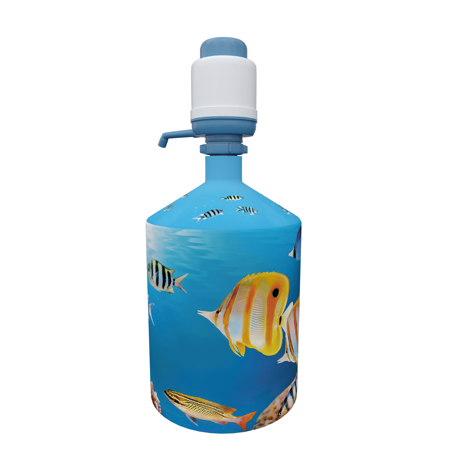 Чехол на бутыль 19л Coolpaq YELLOW FISH - фото 3