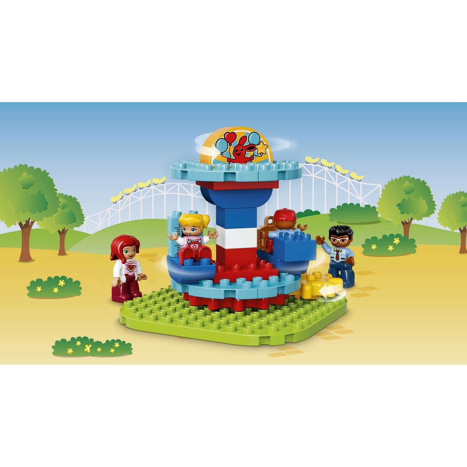 Конструктор LEGO DUPLO Town Семейный парк аттракционов (10841) - фото 8