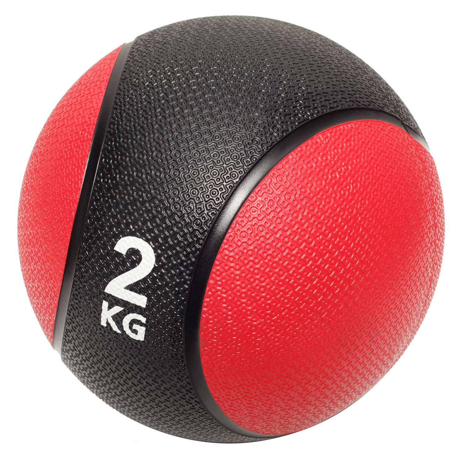 Медбол STRONG BODY медицинский мяч для фитнеса черно-красный 2 кг - фото 2