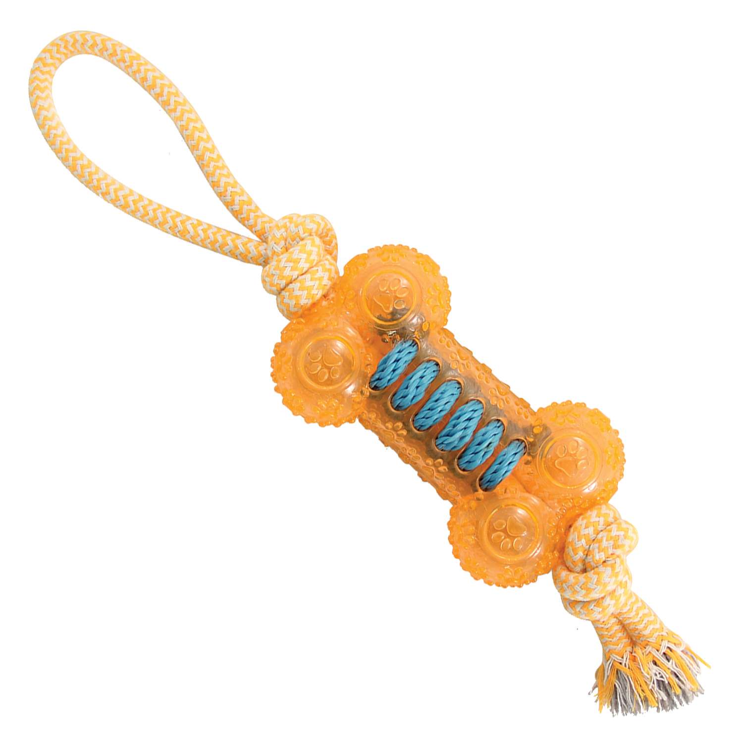 Игрушка для собак Triol Косточка с веревкой 12191011 - фото 1