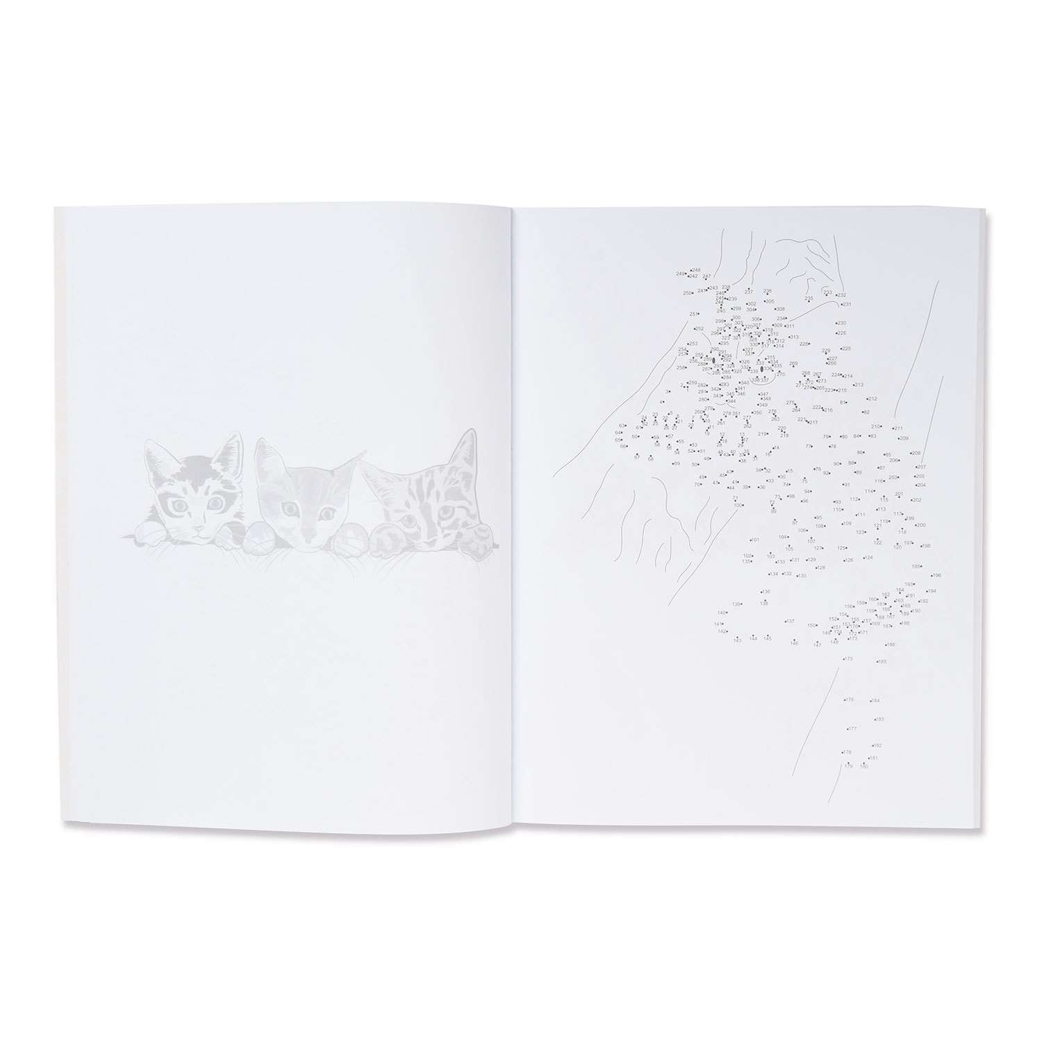 Книга Эксмо Очаровательные котята Рисуем по точкам - фото 2
