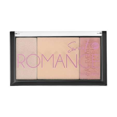 Палетка для макияжа Bell Sweet romance face palette тон 01 хайлайтер и румяна