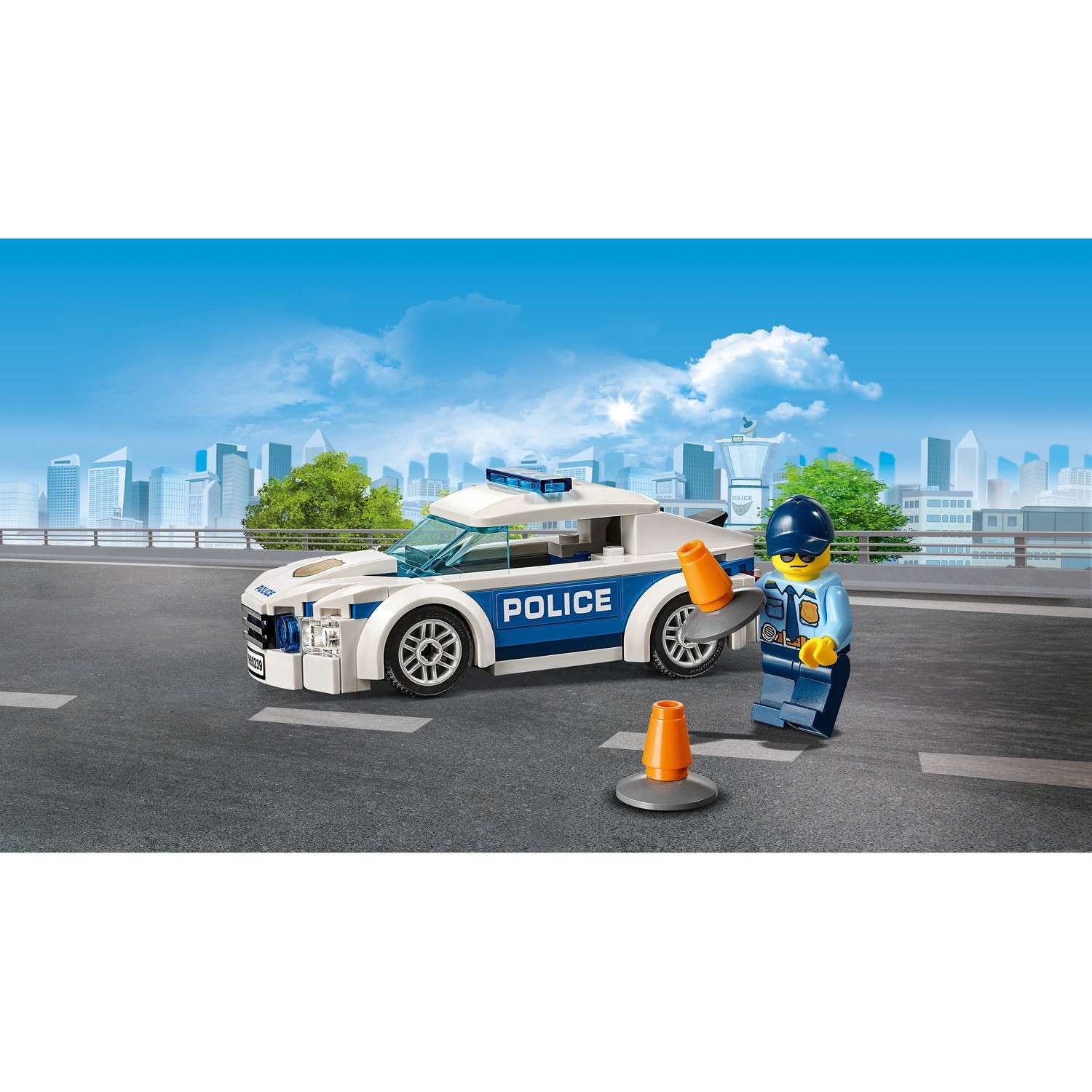 Конструктор LEGO City Police Автомобиль полицейского патруля 60239 - фото 6